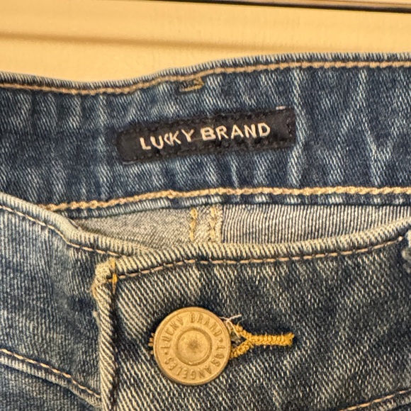 Lucky Brand Dark Blue Women's straight leg size 32/14 new without tags - Picture 2 of 7